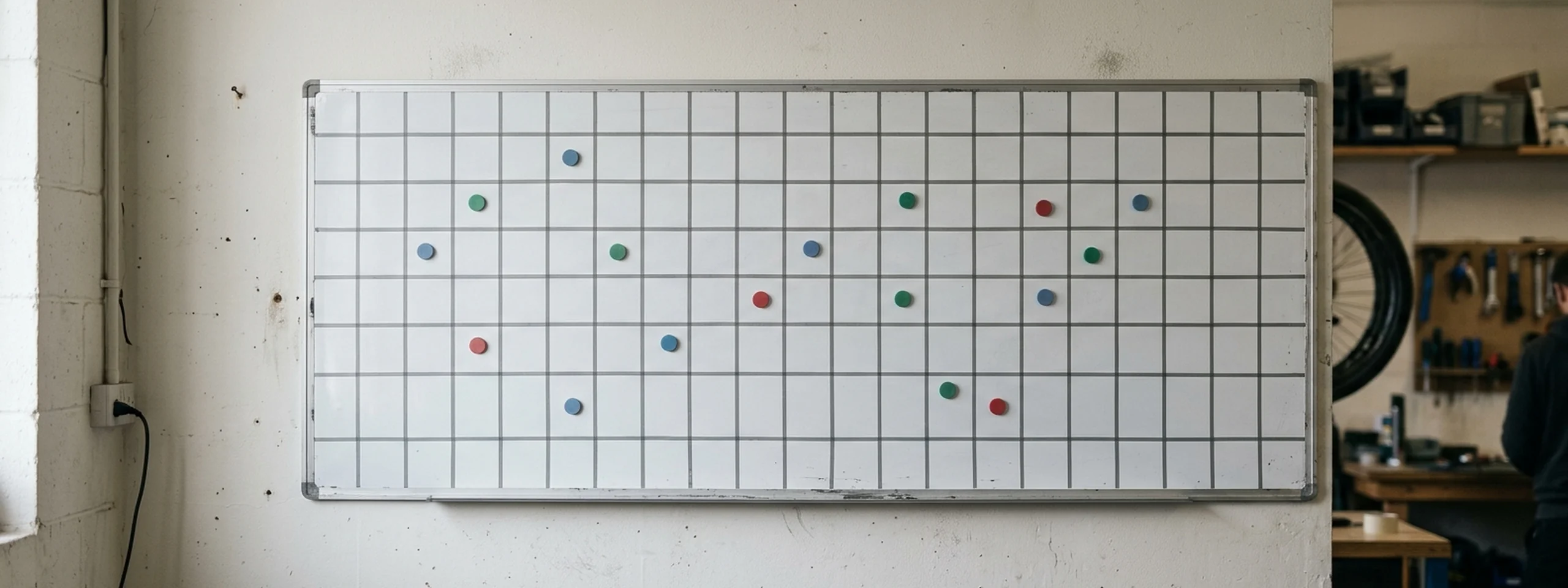 Restock calendar showing a recurring cadence rather than a single production run