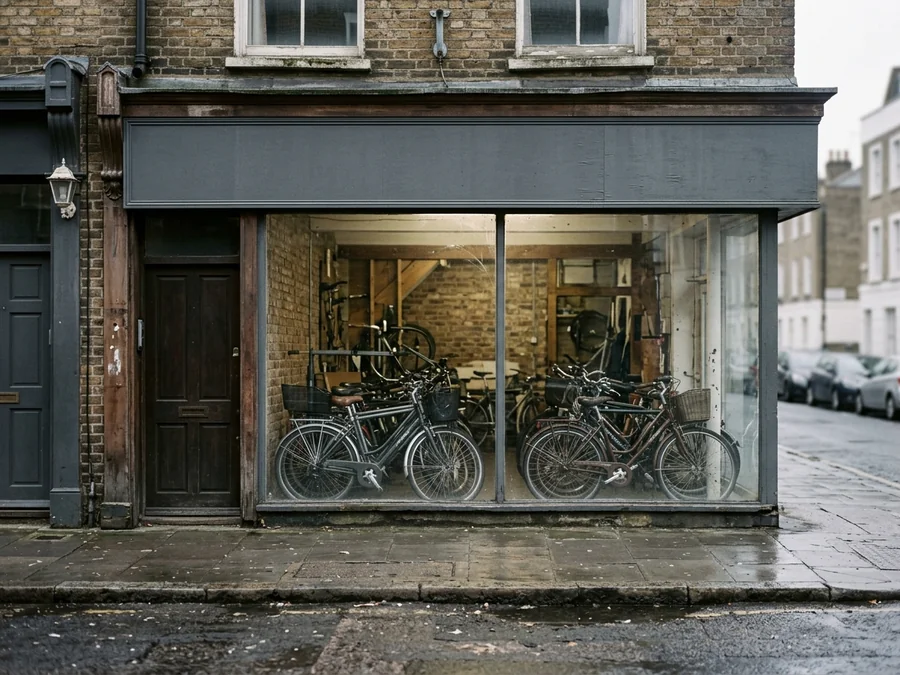 An urban commuter-focused bike shop with its own size curve