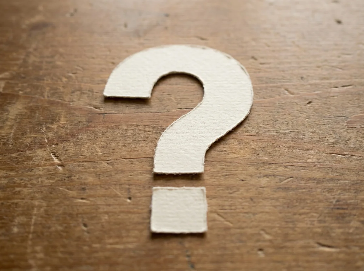 A question mark motif