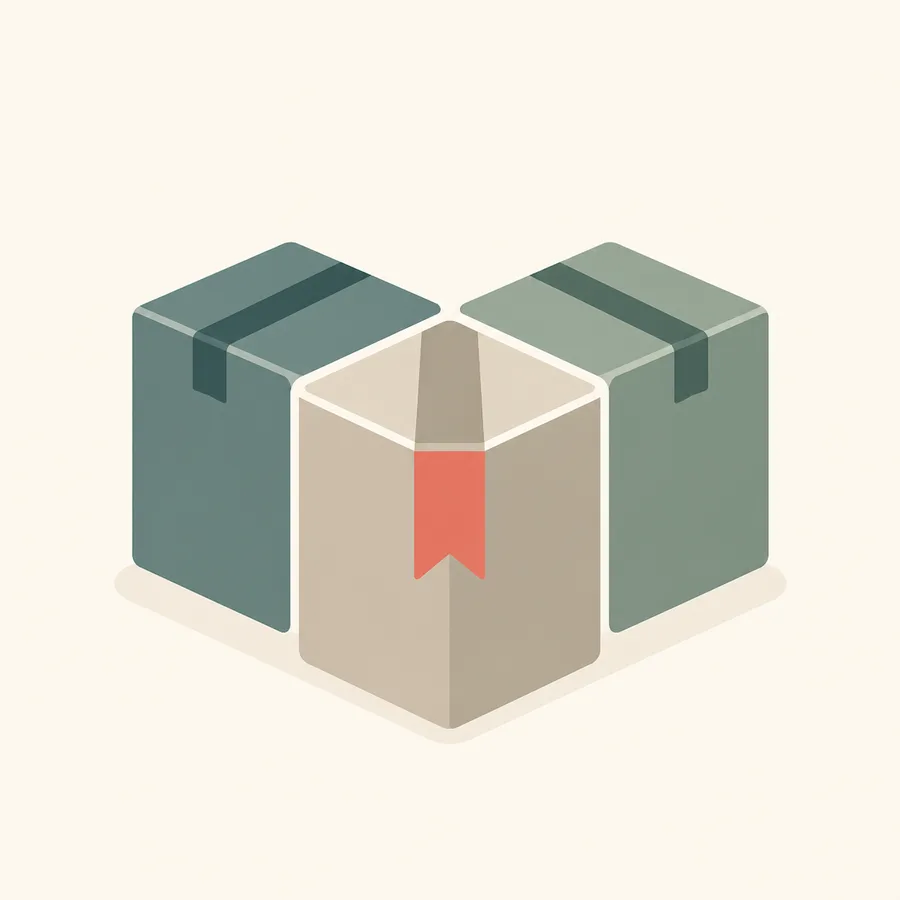 Icon representing a priority-group delivery split