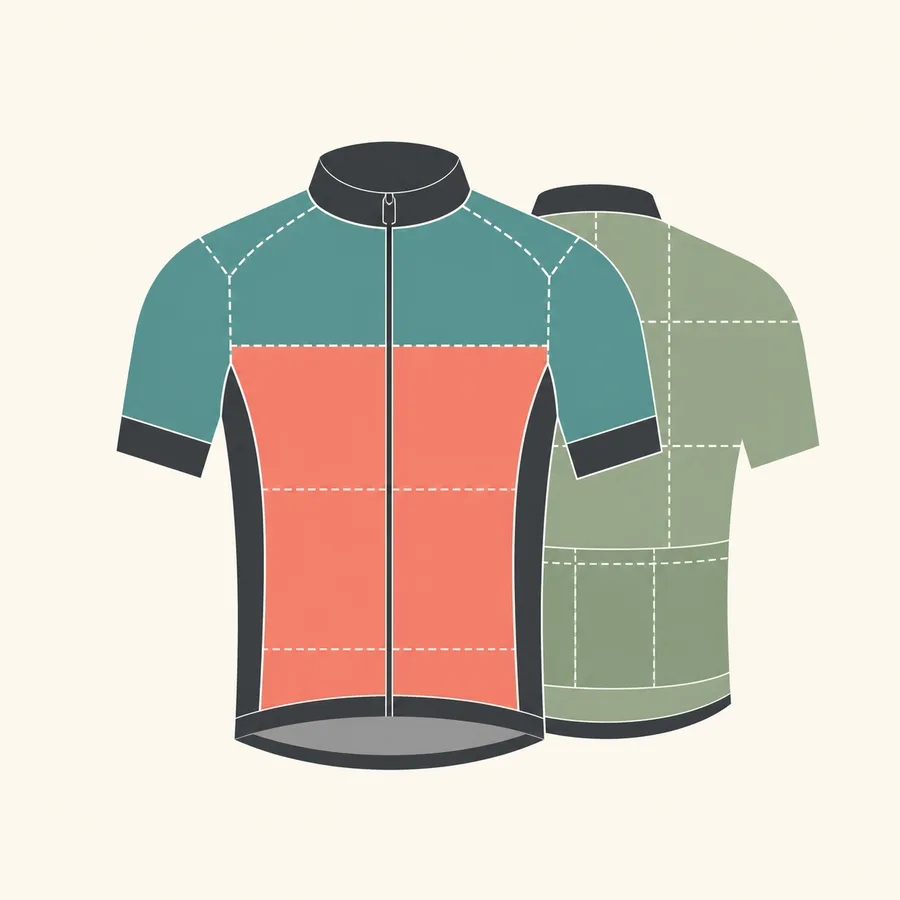 Icon representing fixed garment placement zones