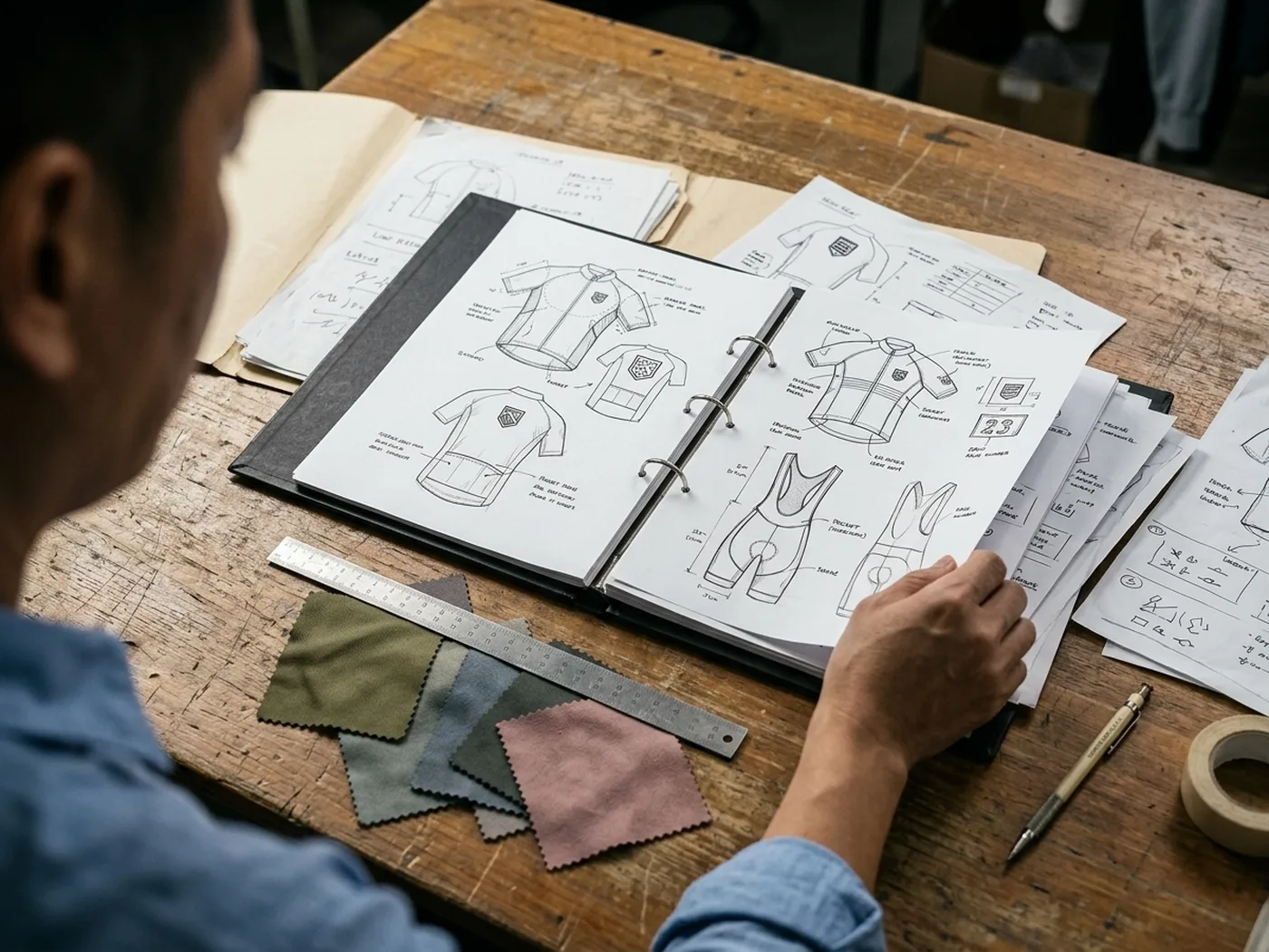 A first-order intake folder on a desk