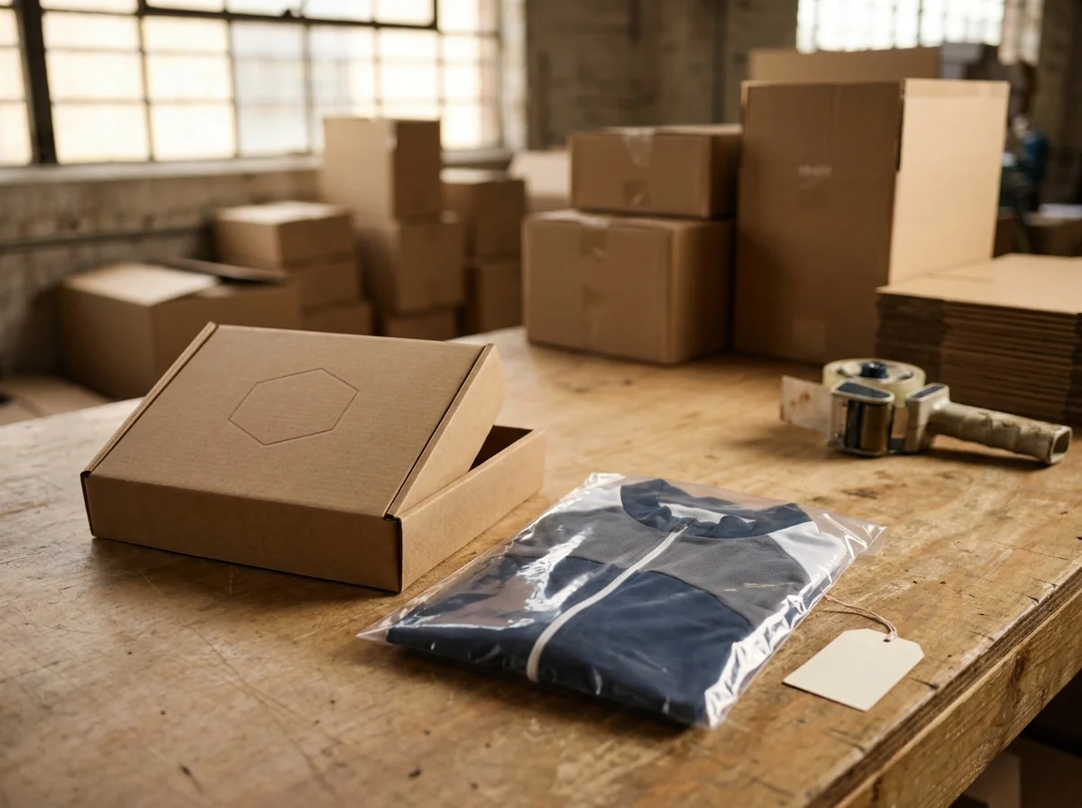 Neutral packaging closeup with no visible branding